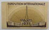 EXPOSITION INTERNATIONALE , PARIS , 1937 , MINIALBUM CU 20 DE CARTI POSTALE DETASABILE , TIPARIT 1937