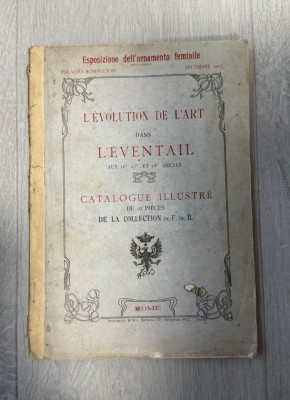 Catalog expozitie de evantaie, anul 1907 foto