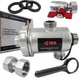 Filtru magnetic cu separator pentru impuritati I-001, prindere 3/4&quot;, 8 bar, Ibo Dambat IB220021
