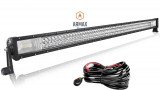 Set Proiector Led Bar Drept 132 Cm 675w Offroad Camion Tir + Kit Cablaj Cu Buton, Universal