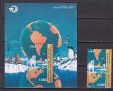 Chile 1989 Antarctica fauna MI 1317 + bl. 12 MNH
