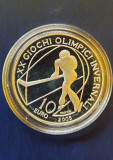 Moneda de argint - 10 Euro &quot;Olimpiada de iarn- Hockey pe gheata&quot;, Italia, 2005, Europa