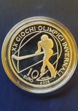 Moneda de argint - 10 Euro &quot;Olimpiada de iarna- Hockey&quot;, Italia, 2005 - G 3954, Europa