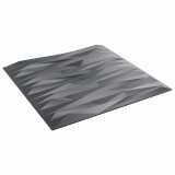 vidaXL Panouri de perete 12 pcs Gri piatră 50 x 50 cm Spumă XPS 42046081