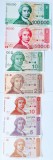 CROAȚIA SET 7BANCNOTE UNC