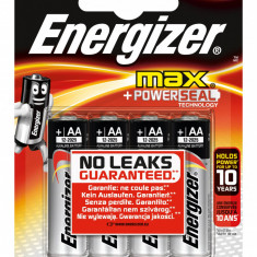 Set 4 Baterii Energizer Alcaline MAX R6/AA 30500006