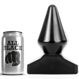All Black-Plug Anal 18,5 cm-Silicon, Waterproof