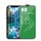 Folie de protectie, flippy, pentru iphone 15 pro, tempered glass mirror 8d, efect oglinda, hd, verde
