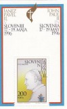 C1270 - Slovenia 1996 - Papa bloc neuzat,perfecta stare, Nestampilat