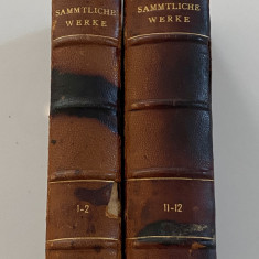 carte veche limba germana G. E. Lessing - Opere complete 1801 - 4 volume