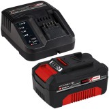 Einhell PXC Starter Kit - Set 1 acumulator si incarcator Li-Ion 18 V 4 Ah incarcare rapida