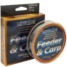FIR MONOFILAMENT MIVARDI FEEDER CARP 0.305mm/200m/9.80kg
