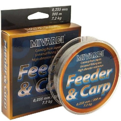 FIR MONOFILAMENT MIVARDI FEEDER CARP 0.225mm/200m/5.90kg foto