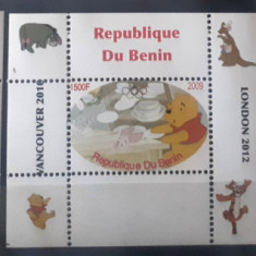 Benin 2009 ursuletul Winnie Pooh , desene animate 3v.mnh