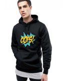 Hanorac Barbati Negru - Oops - 2XL, THEICONIC