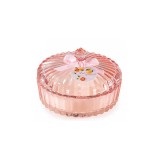 Cumpara ieftin Lumanare parfumata in borcan sticla aroma Grapefruit Roz &Oslash; 13 cm x 9 H