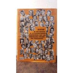 O ISTORIE A LITERATURII ROMANE DE LA ORIGINI PANA IN PREZENT- ION ROTARU