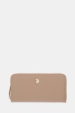 U.S. Polo Assn. portofel Jones culoarea bej, BEUJE8658WVP