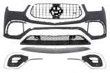 Bara fata Mercedes GLE W167 / C167 2019-2023, look AMG, cu grile si PDC