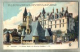 AD 01 C. P. VECHE- LOCHES -LE CHATEAU ROYAL -1917 -FRANTA -COMMISION MILITAIRE, Circulata, Printata