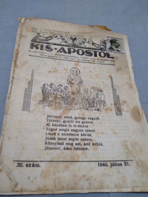 FASCICOL INTERBELIC IN MAGHIARA KIS.APOSTOL 30 /1940 foto