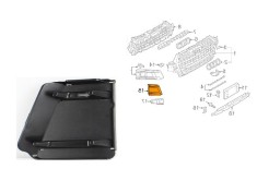 Grila bara Audi Q7 (4m), 06.2015-, Fata, partea Dreapta, exterior, Aftermarket