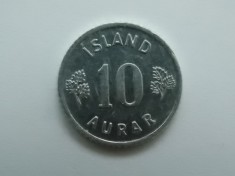 10 AURAR 1974 ISLANDA-aluminiu