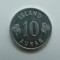 10 AURAR 1974 ISLANDA-aluminiu