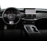 Folie Protectie Navigatie Kia Stinger 2021+, Duragon, protectie Display Navigatie, silicon Transparent, Anti-zgarieturi, kit instalare