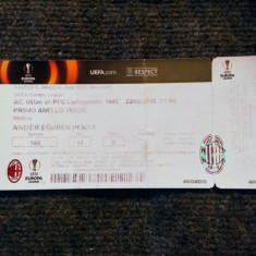 Bilet meci fotbal AC MILAN - LUDOGORETS (Europa League 22.02.2018)