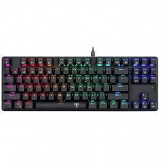 Tastatura mecanica T-Dagger Bora neagra iluminare Rainbow