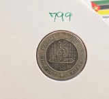 799 Belgium Belgia 5 Centimes - L&eacute;opold I 1861, KM#21