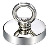 Magnet neodim oală D 75 mm c&acirc;rlig inelar - fishing / pescuit 200KG Strong