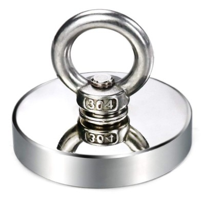 Magnet neodim oală D 75 mm c&amp;acirc;rlig inelar - fishing / pescuit - subtire foto