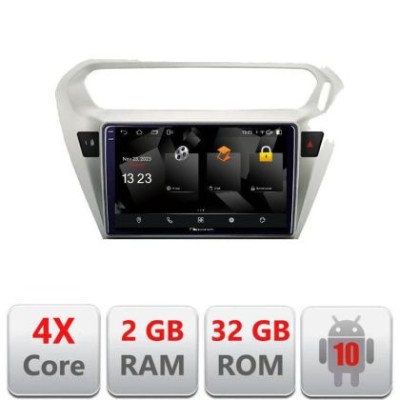 Navigatie Peugeot 301 Citroen C-Elisee 5230-301 Android Ecran 720P Quad Core 2+32 carplay android auto v1 CarStore Technology foto