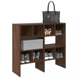 vidaXL Rafturi pantofi 2 buc Stejar maro stivuibil 89,5x30x40 cm