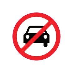 Abtibild &quot;PARCARE INTERZISA&quot; Cod: TAG 029 / T2 Automotive TrustedCars