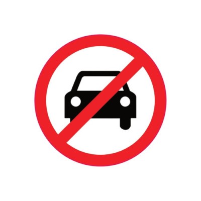 Abtibild &amp;quot;PARCARE INTERZISA&amp;quot; Cod: TAG 029 / T2 Automotive TrustedCars foto