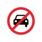 Abtibild &quot;PARCARE INTERZISA&quot; Cod: TAG 029 / T2 Automotive TrustedCars