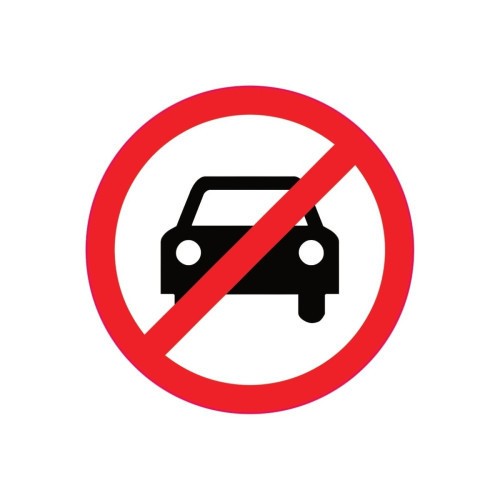 Abtibild &quot;PARCARE INTERZISA&quot; Cod: TAG 029 / T2 Automotive TrustedCars