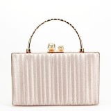 Cumpara ieftin Geanta auriu rose, clutch cu maner BME-622 05