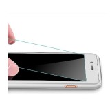 Husa iPhone 7 Full Cover 360 Argintie + Folie Sticla, Carcasa Protectie Telefon, Rezistenta la Socuri si Zgarieturi