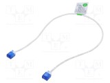 Patch cord RJ45 LOGILINK U/UTP Cat 6a alb 0.5m