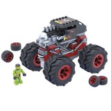 Cumpara ieftin Set de constructie Hot Wheels Monster Trucks, Masinuta Bone Sharker, 194 piese