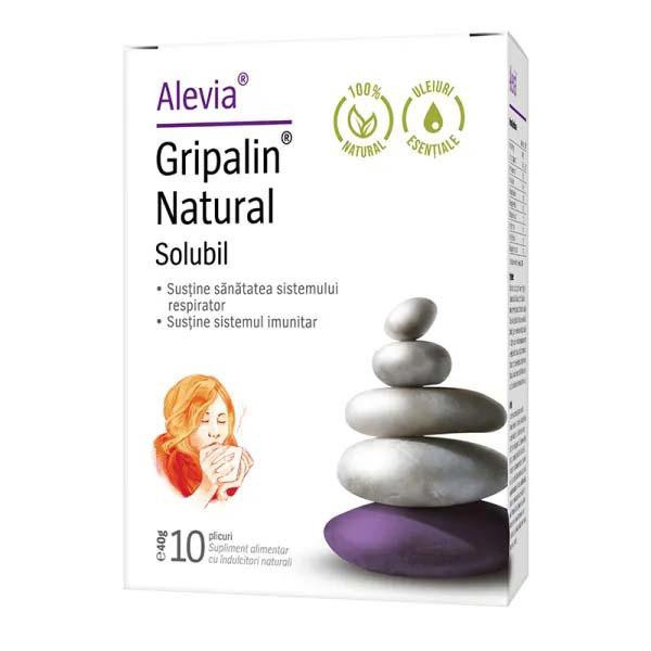 Gripalin Natural Solubil 10 plicuri Alevia