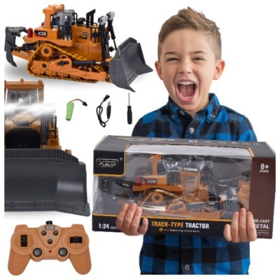 Tractor cu telecomandă și faruri reglabile foto