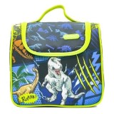 Geanta pranz Keyroad, 22cm, albastru cu verde, KR973131