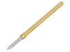 Ac de testare TEKON 3A, pas 2,54mm, varf 1,3mm, otel, placare rodiu