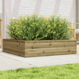 Jardiniera de gradina, 90x90x23 cm, lemn de pin impregnat GartenMobel Dekor, vidaXL