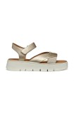 Geox sandale D DANDRA 40 femei, culoarea auriu, cu platforma, D55SCB 0AJ22 C2LH6